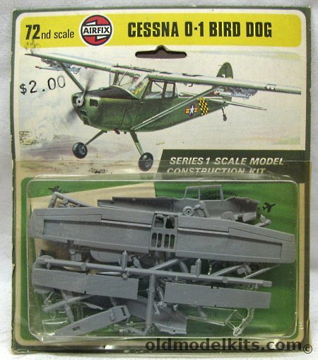 Airfix 1/72 Cessna O-1 Bird Dog - Blister Pack USAF or South Vietnam, 01058-2 plastic model kit